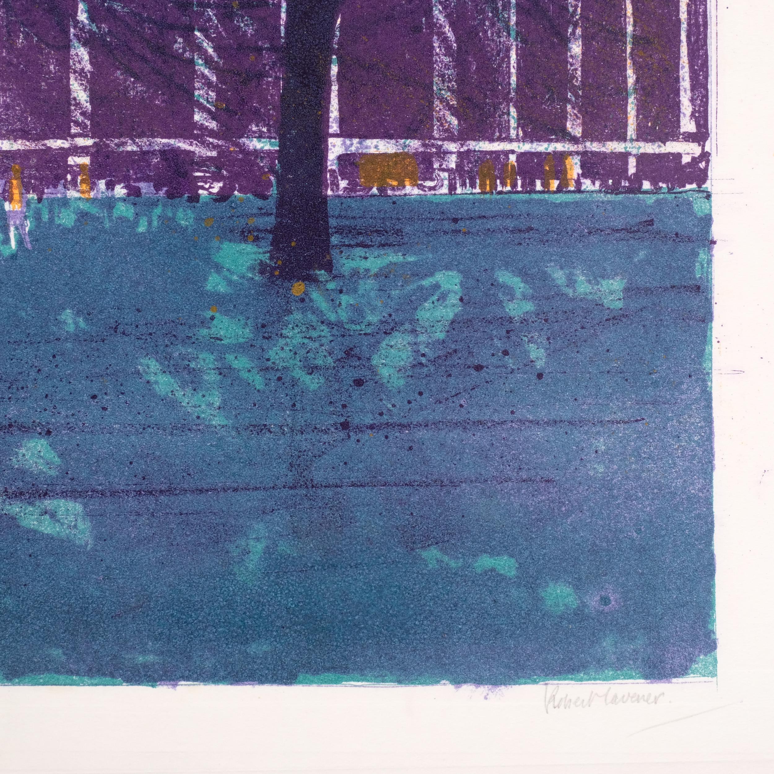 Robert Tavener, American Embassy, Grosvenor Square, lithograph, 1968, signed in pencil, no. 11/25, - Image 3 of 4