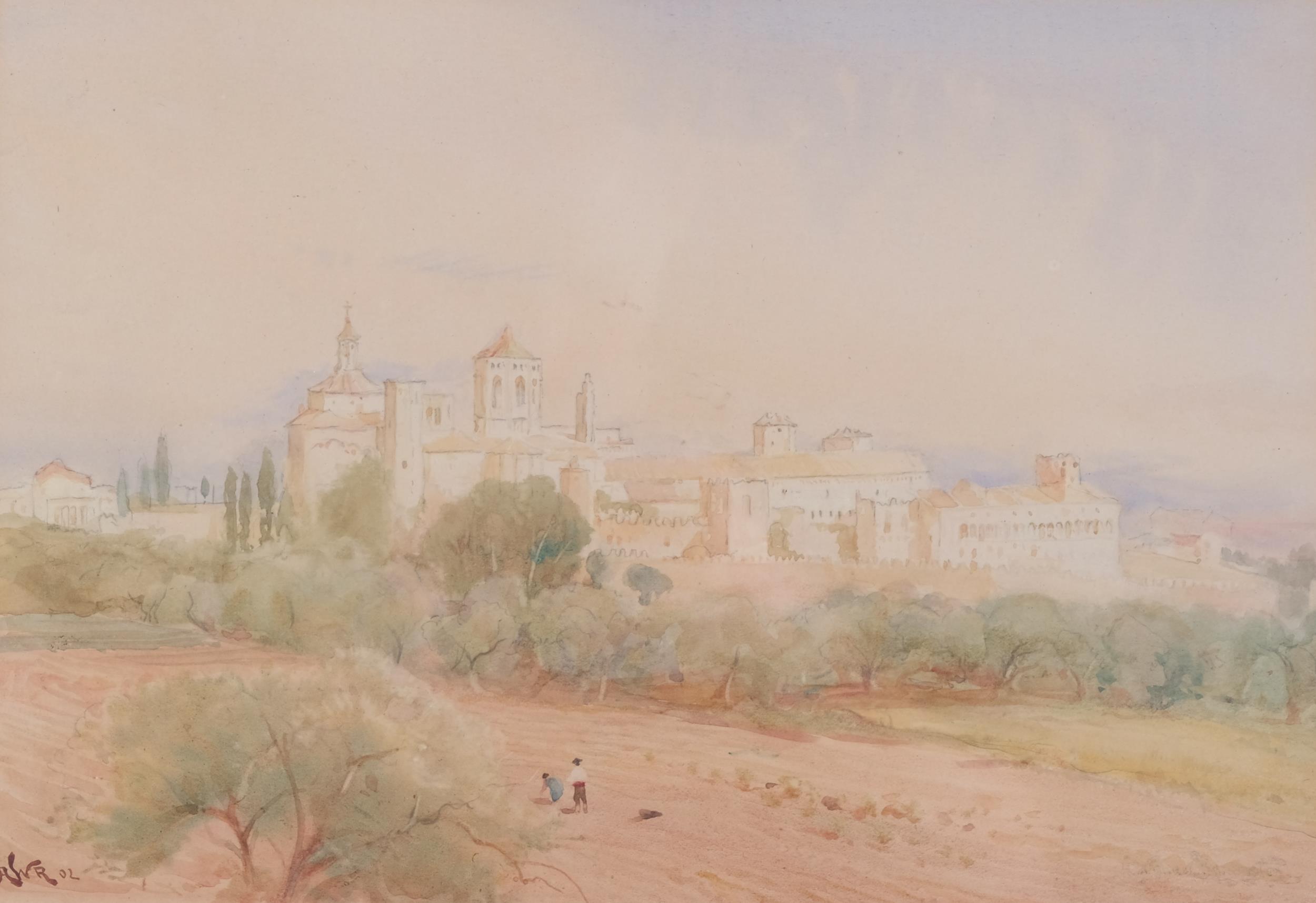 Alexander Rimington (1854 - 1918), pair of Continental scenes, watercolours, signed, 22cm x 34cm, - Image 2 of 4