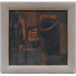Ken Townsend (1931 - 1999), abstract composition, oil on board, signed, 55cm x 55cm, framed Good