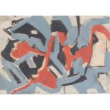 Lotte Wolf-Koch (1909 - 1977), abstract composition, watercolour, signed, 21cm x 29cm, unframed