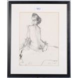Roland Jarvis, 3 female nudes, pencil on paper, all signed, largest 43cm x 28cm, framed (3) All in