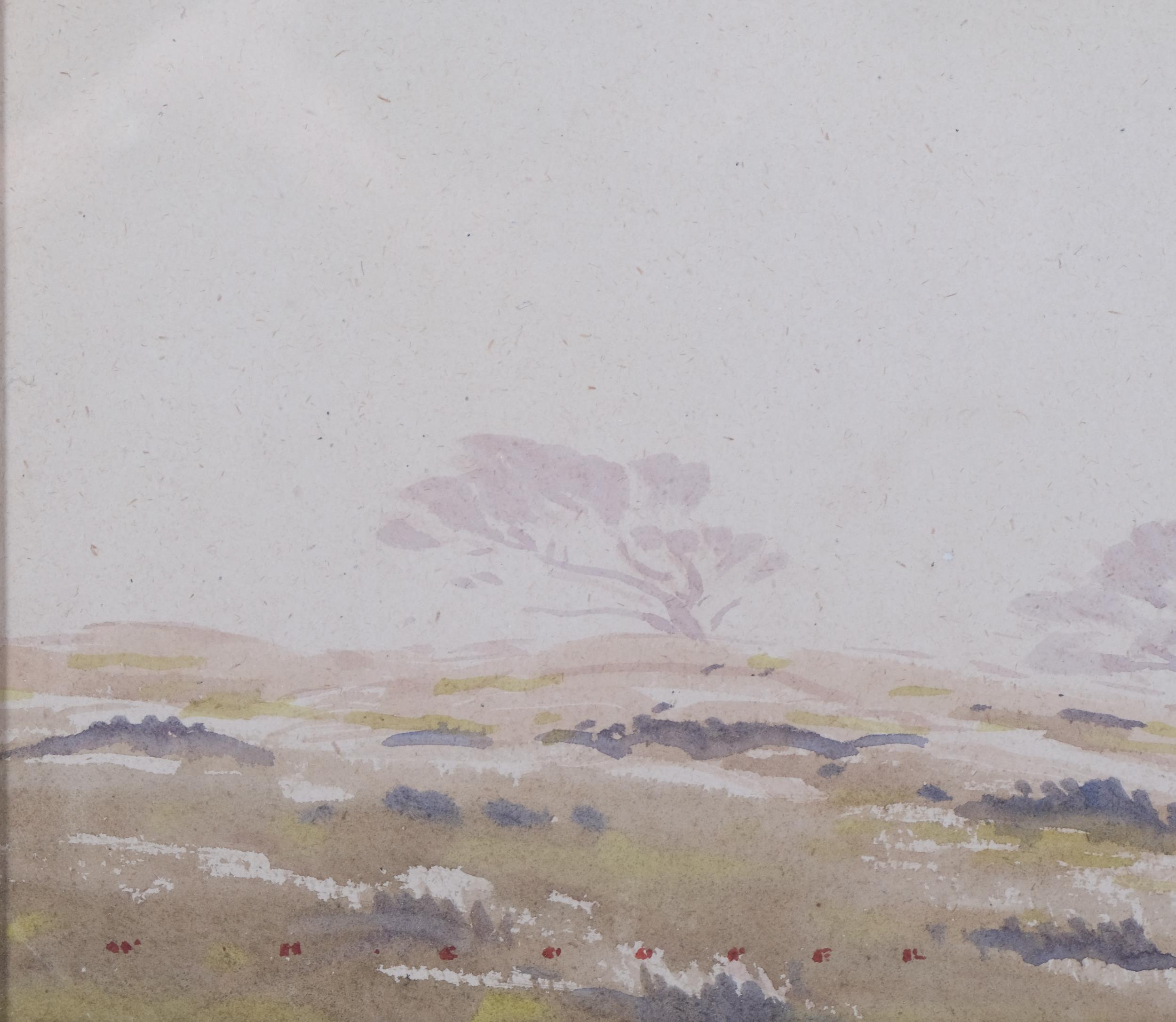 William Heaton Cooper (1903 - 1995), misty mountains, watercolour, signed, 37cm x 55cm, framed - Image 3 of 4