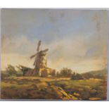 Alan Rankle, landscape study after Henry Bright, oil on canvas laid on board, signed and dated