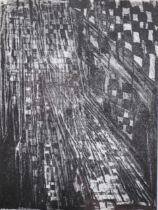 Vieira da Silva, abstract, lithograph, 1978, from an edition of 1000 copies, sheet 25cm x 19cm,