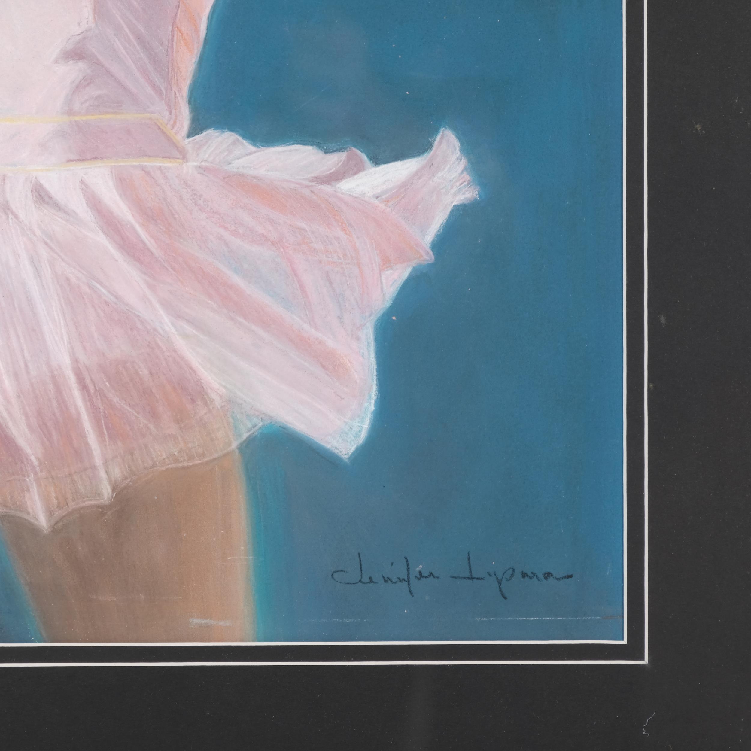 Jennifer Lipman (1935 - 2022), Maria Sharapova, coloured pastels, signed, 53cm x 38cm, framed Good - Image 3 of 4