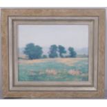 Herbert Dalziel (1858 - 1941), landscape, oil on board, signed and dated 1926, 20cm x 24cm, framed