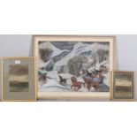 Barbara Monks (1931-84), 3 landscapes, oils on board, largest 40cm x 57cm, framed (3)
