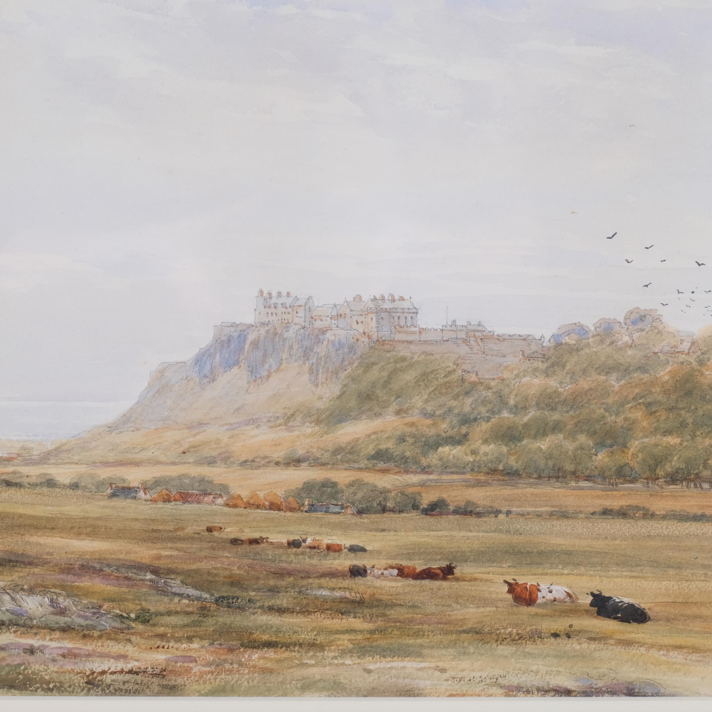 James Orrock (1829 - 1913), Stirling Castle, watercolour, signed and dated 1888, 32cm x 50cm, framed - Image 2 of 4