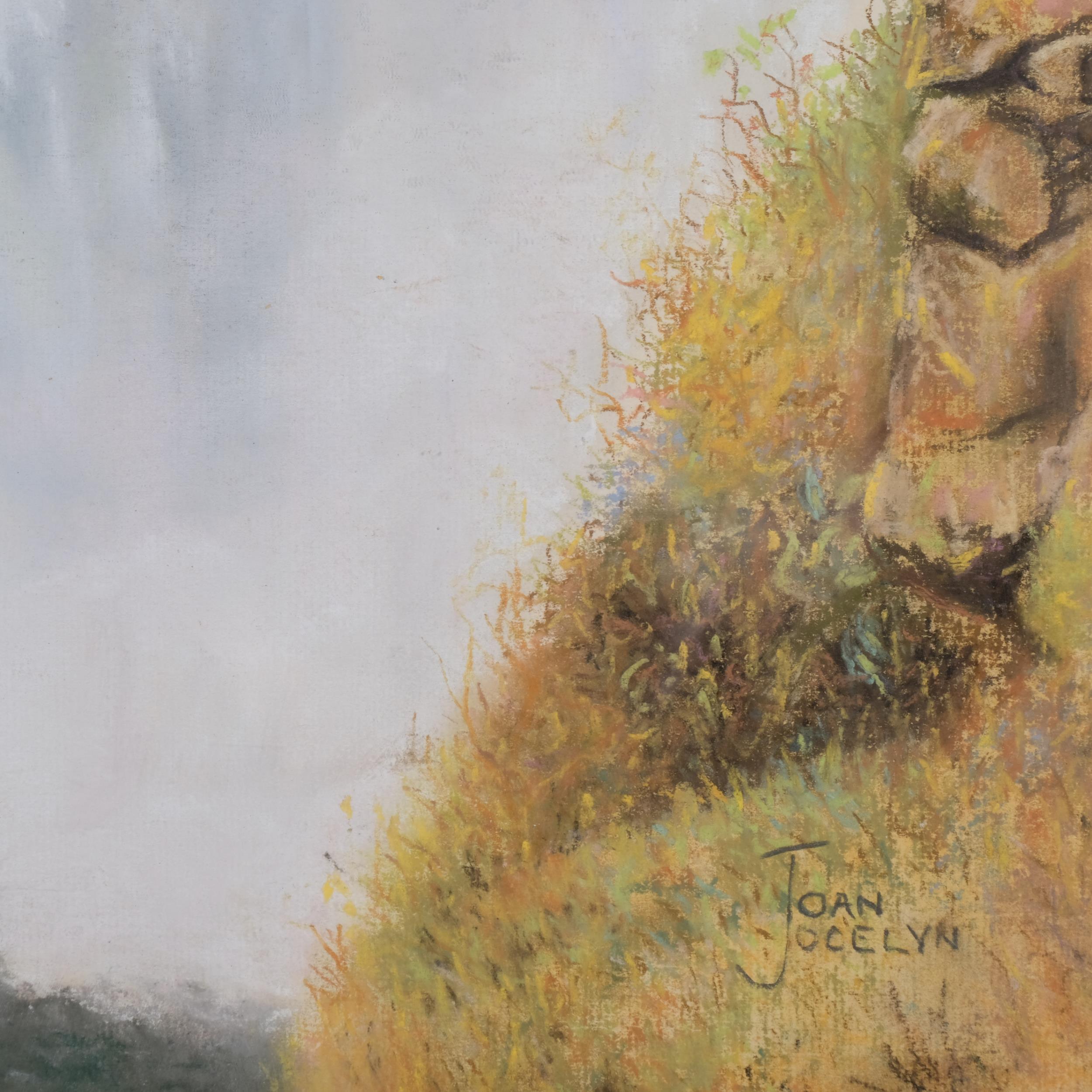 Joan Jocelyn, Victoria Falls, coloured pastels, signed, 65cm x 49cm, framed Good condition - Bild 4 aus 4