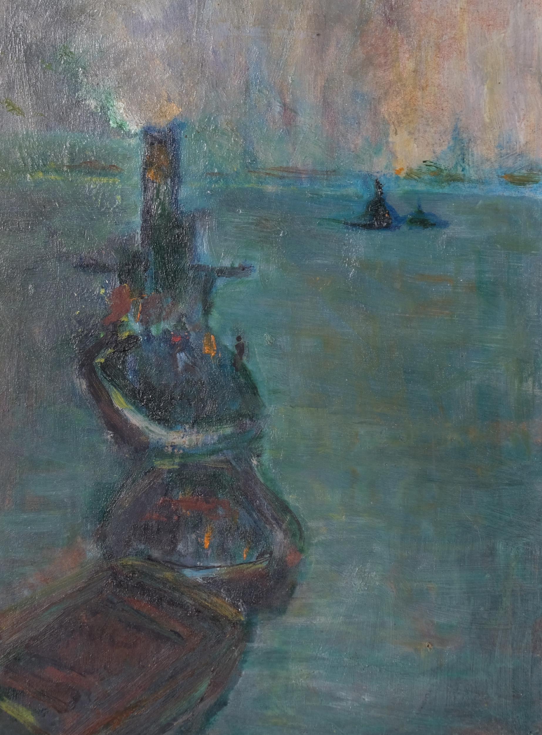 2 mid-20th century impressionist oils on board, unsigned Both in good condition - Image 3 of 4