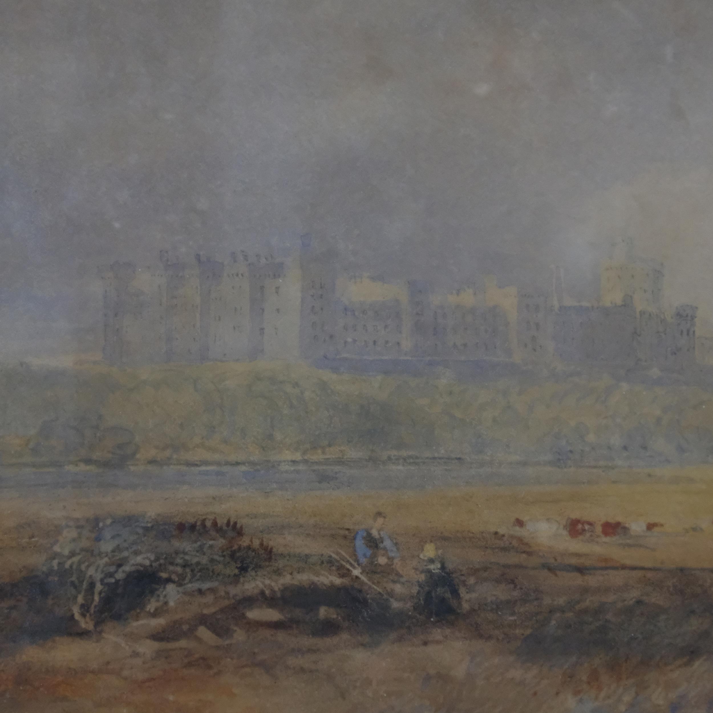 Anthony Copley-Fielding (1787 - 1855), Windsor Castle, watercolour, 18cm x 26cm, framed General - Bild 3 aus 4