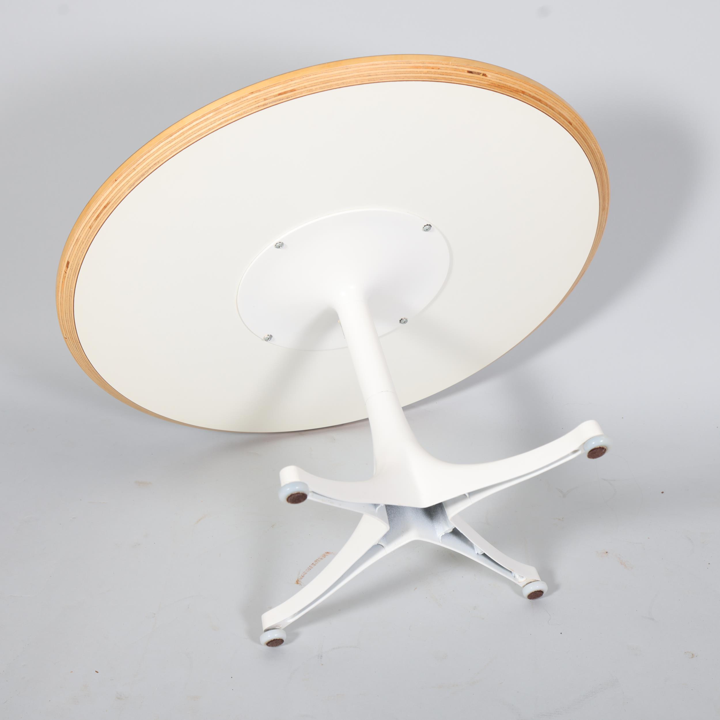 George Nelson , a coffee table by Vitra, originally designed in 1954, the white laminated birch - Image 3 of 3