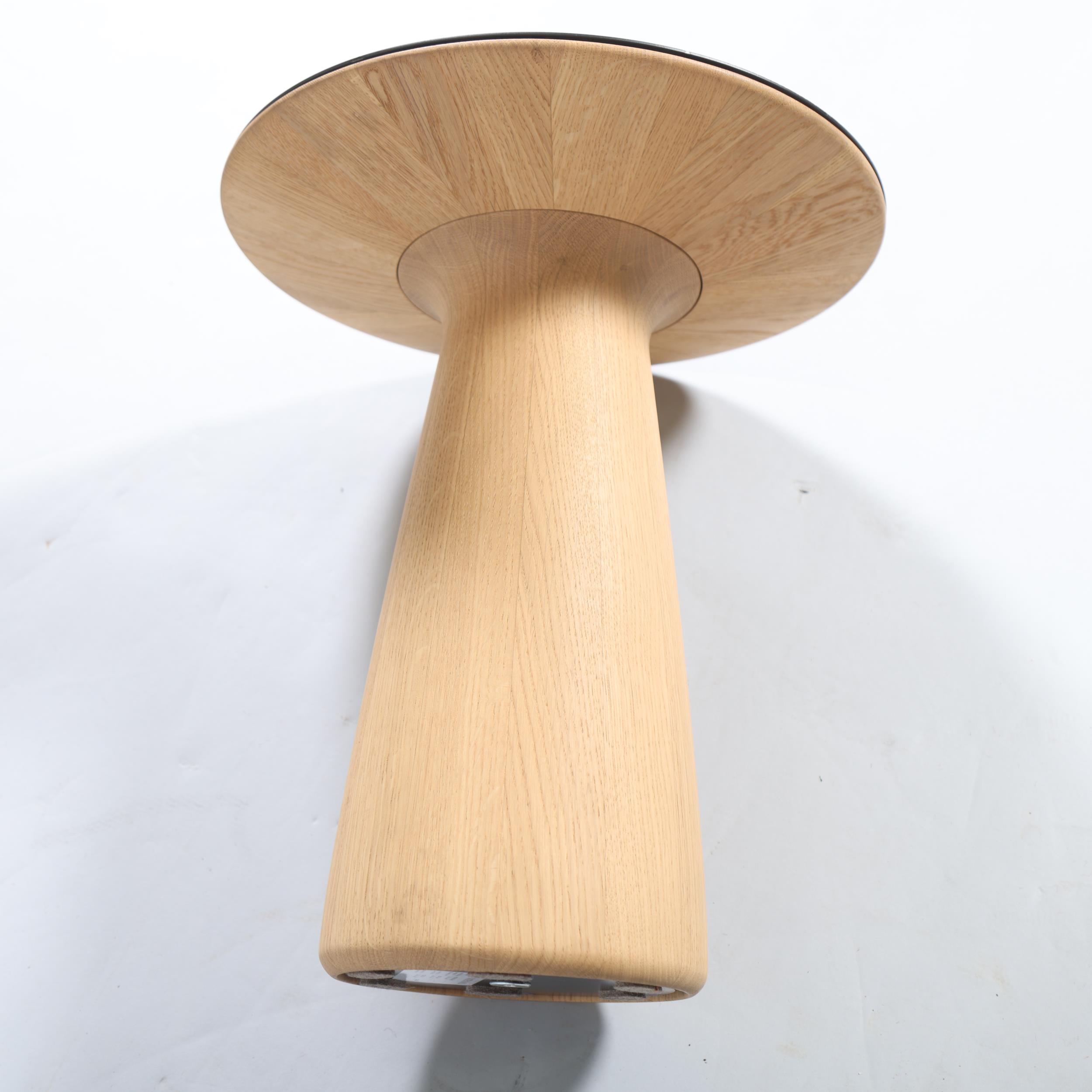 Walter Knoll, a Norman Foster 620 side table, the metal top on wooden tulip base, current RRP ca £ - Image 4 of 4