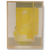 BERNARD CATHELIN (1919-2004), a limited edition print, interior scene of seated woman, nr 18/125,