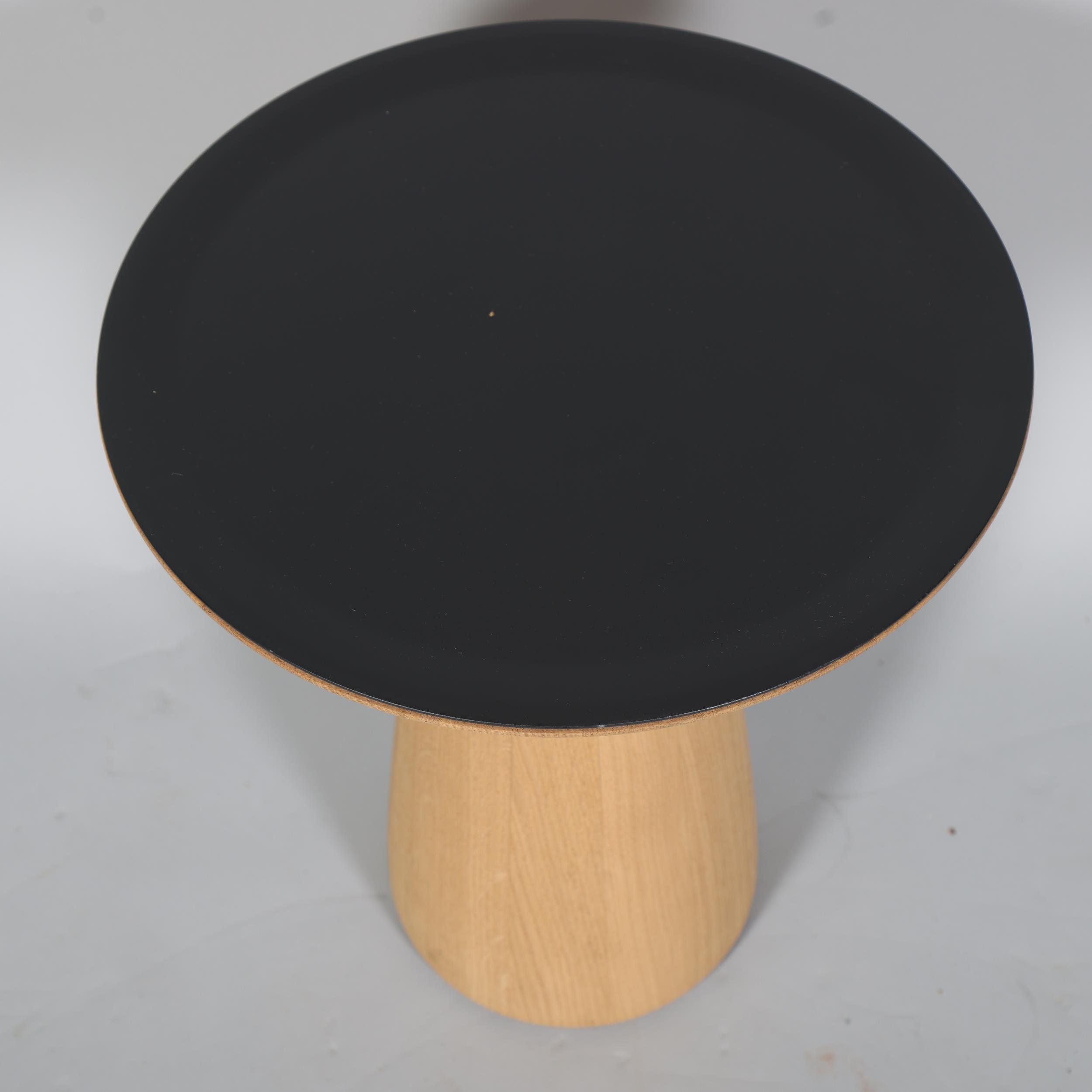 Walter Knoll, a Norman Foster 620 side table, the metal top on wooden tulip base, current RRP ca £ - Image 2 of 4