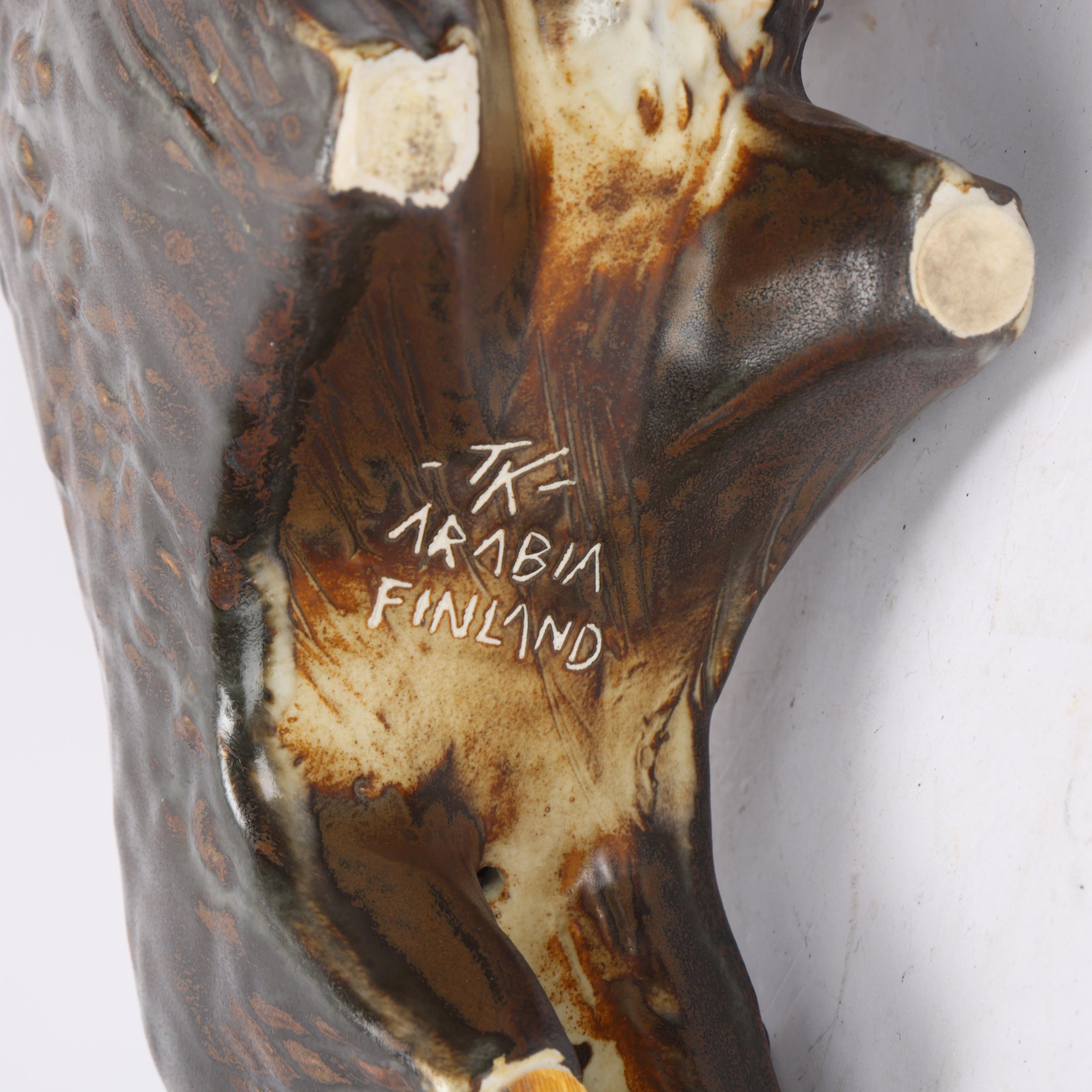 TAISTO KAASINEN for Arabia Finland, a large stoneware figure of a Bison, designed 1960’s, signed - Image 3 of 3