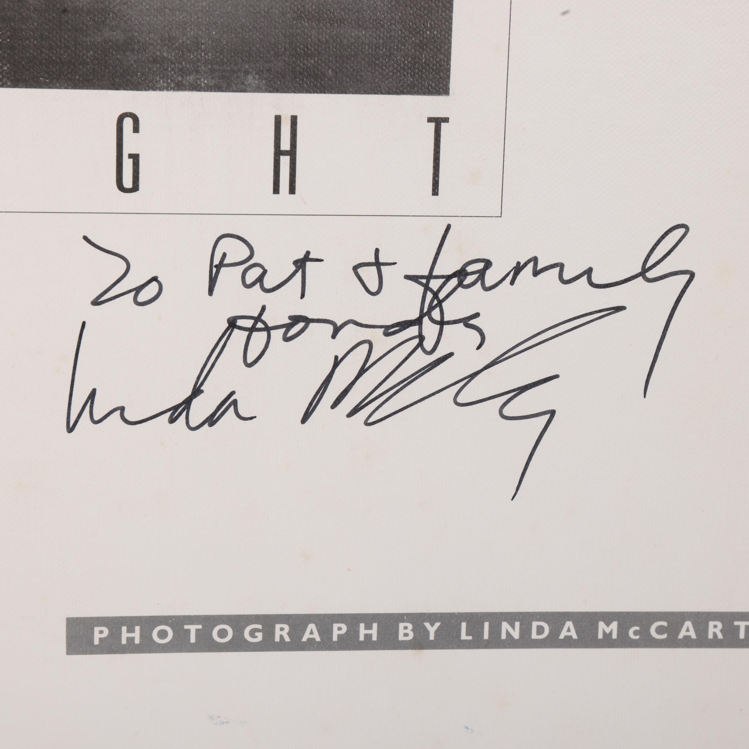 LINDA MCCARTNEY (1941-1998), a limited edition print of Fairlight for Greenpeace, signed and framed, - Bild 2 aus 3