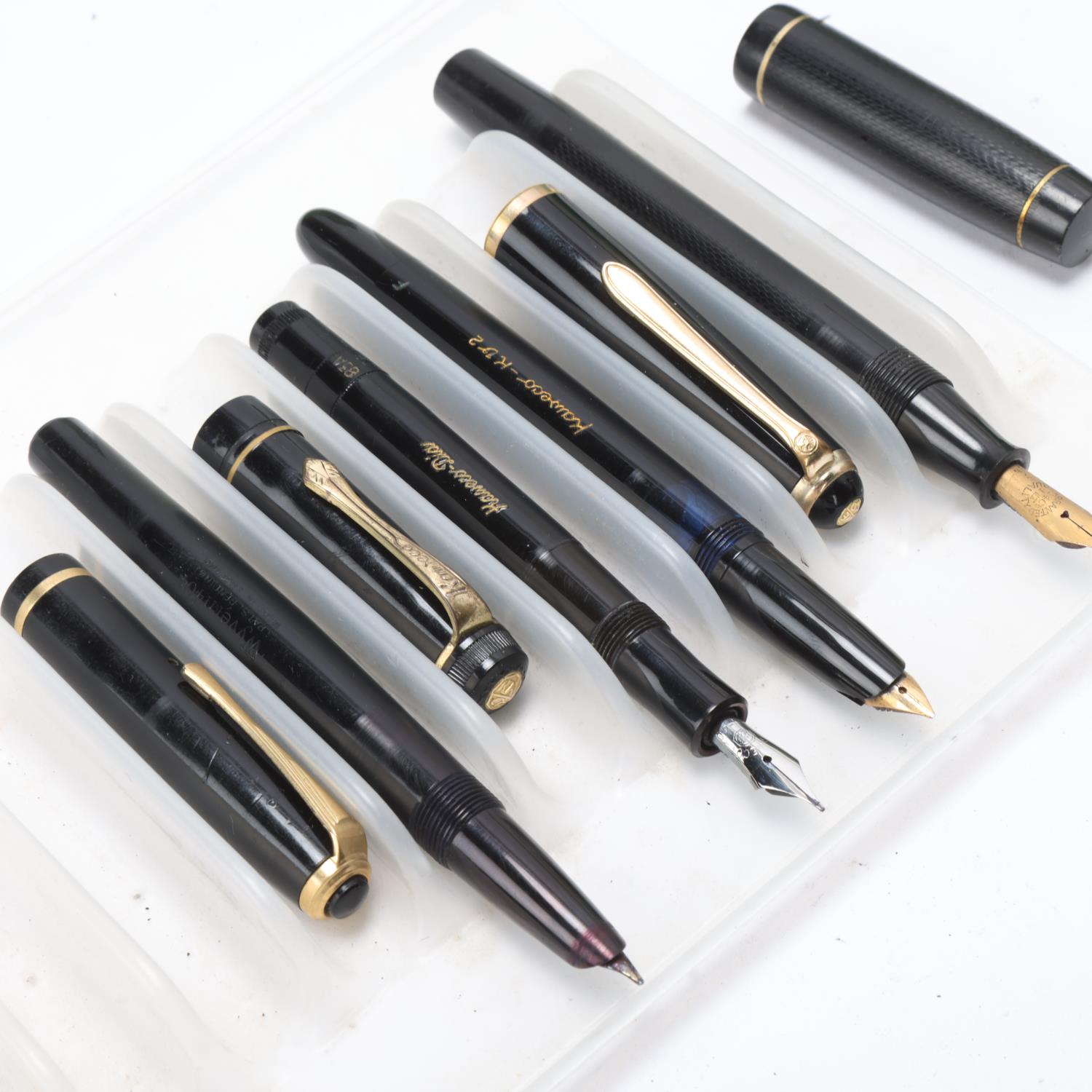 10 vintage fountain pens, early to mid 20th century, includes models by Mercedes, Swan(Mabie, Todd), - Image 4 of 4