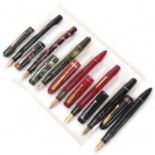 6 vintage Stephens fountain pens, includes models, No56, Royal, No106 and a Summit S.125, 5 with