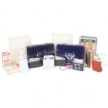 A collection of lighters, two boxed Ronson Centenary, boxed Zippo, Colibri etc. (8)