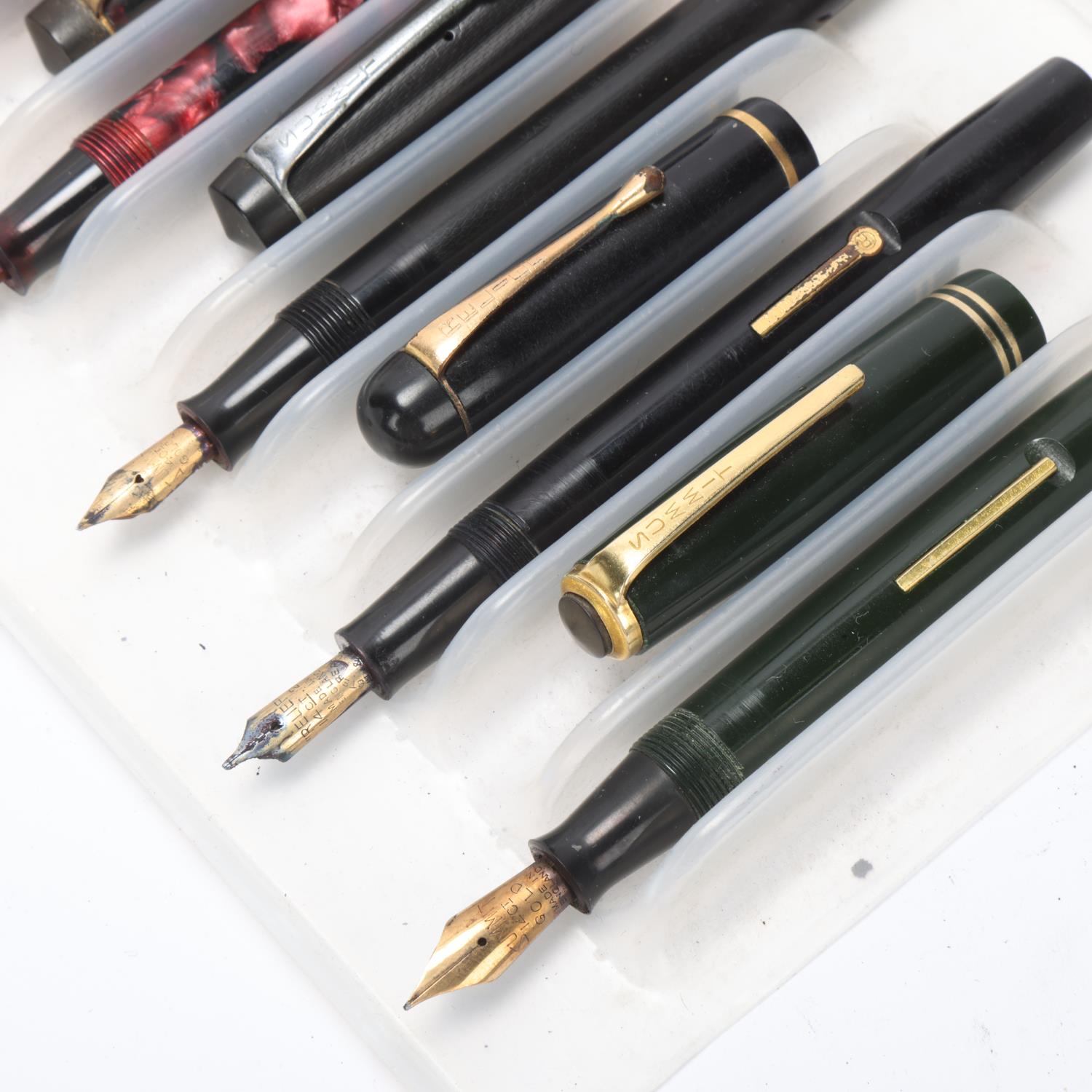 6 vintage lever fill fountain pens, Leman, 4 Summit and a Relief No2L All in complete untested - Image 2 of 4