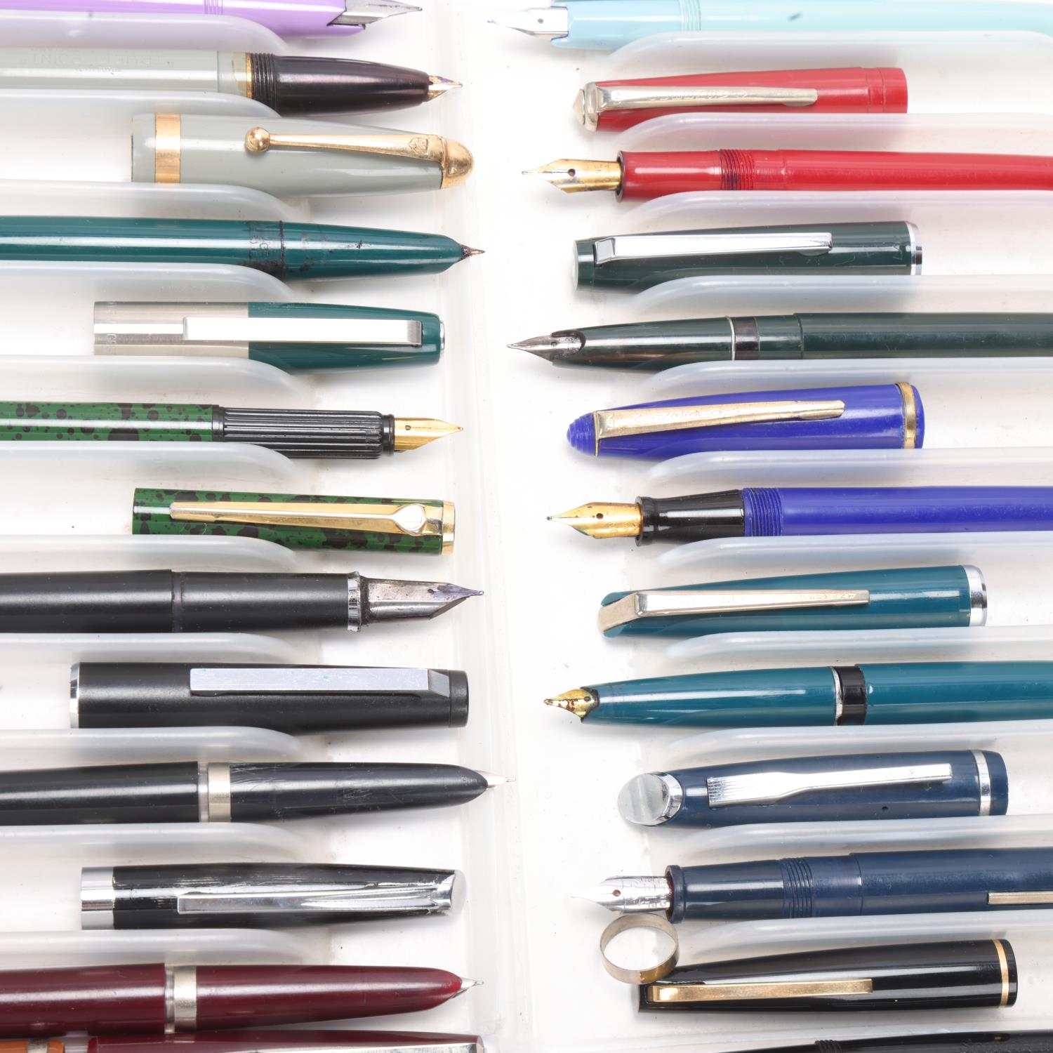 15 vintage fountain pens, makers include Kreuzer, Kingston, Truepoint, Staedtler, Hero etc All in - Bild 2 aus 4