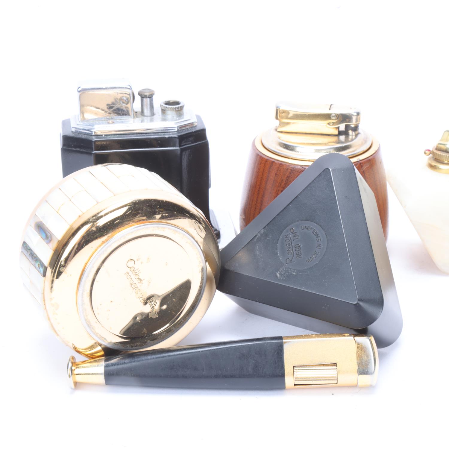 10 vintage table lighters, including Ronson, McMurdo, Colibri etc. - Image 3 of 4