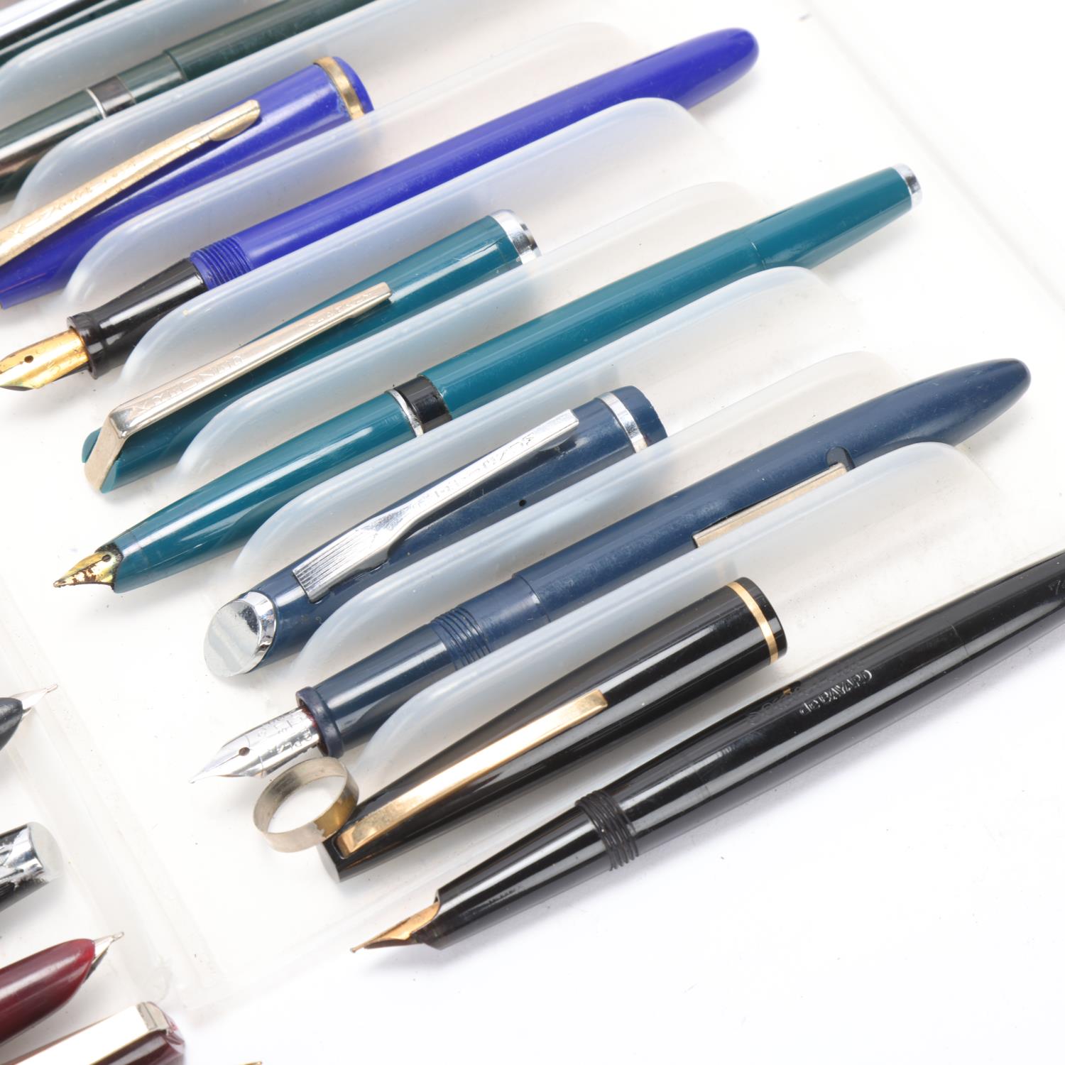 15 vintage fountain pens, makers include Kreuzer, Kingston, Truepoint, Staedtler, Hero etc All in - Bild 3 aus 4