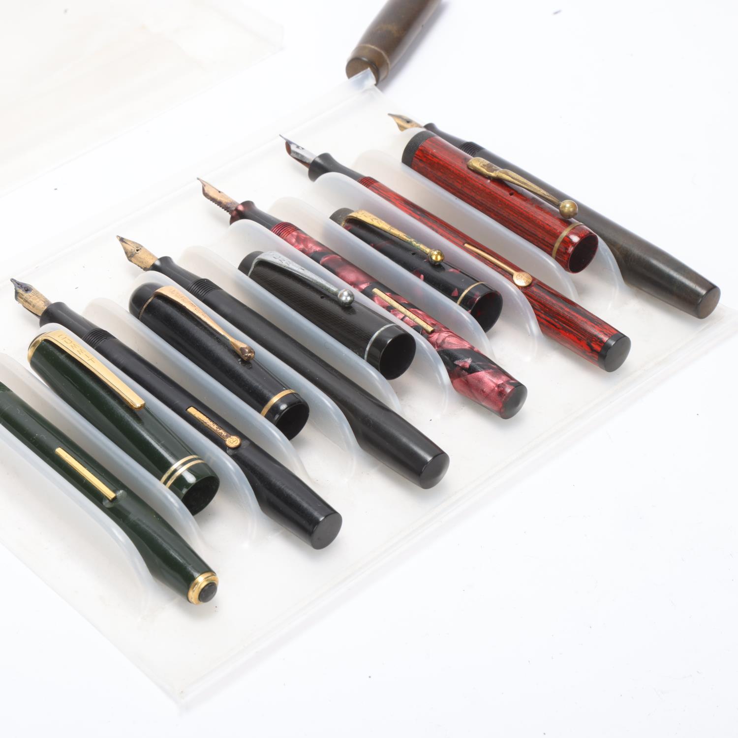 6 vintage lever fill fountain pens, Leman, 4 Summit and a Relief No2L All in complete untested - Image 4 of 4