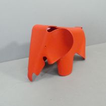 CHARLES EAMES - A Vitra elephant stool with moulded maker’s marks and label, current RRP ca £260