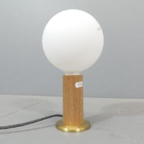 TALA - A knuckle lamp retailed by Heal's, with Tala Sphere IV bulb. RRP for the lamp £165, bulb £60.