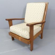 A Brynmawr Furniture Makers oak Arts & Crafts fireside chair, circa 1935, with provenance. WITH
