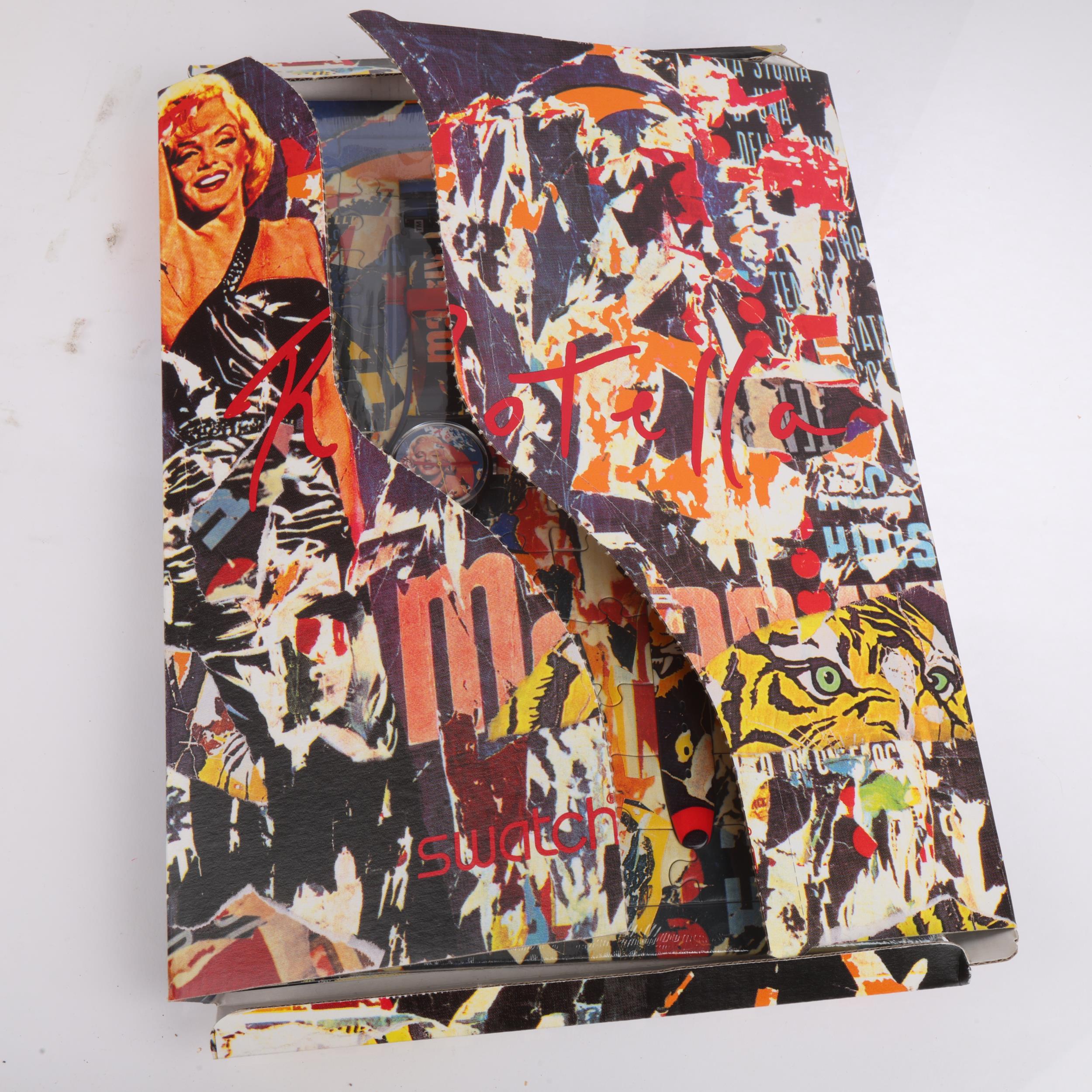 MIMMO ROTELLA for SWATCH - a set of 2 Beauty And The Beast quartz wristwatches, ref. GZS04, circa - Image 5 of 5