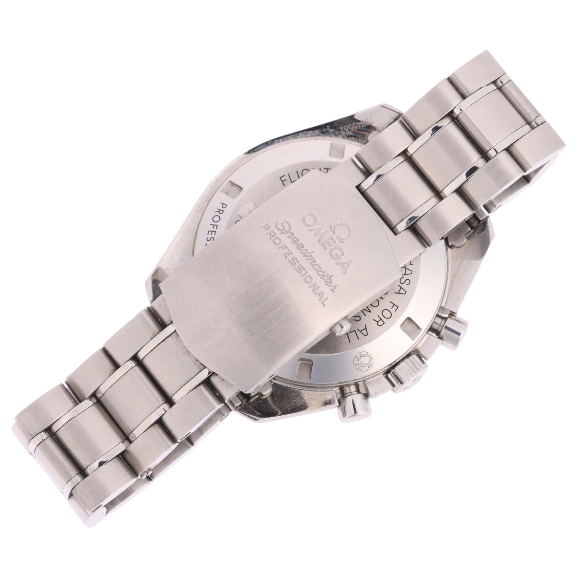 OMEGA - a stainless steel Speedmaster Professional 'Moonwatch' mechanical chronograph bracelet - Image 3 of 5
