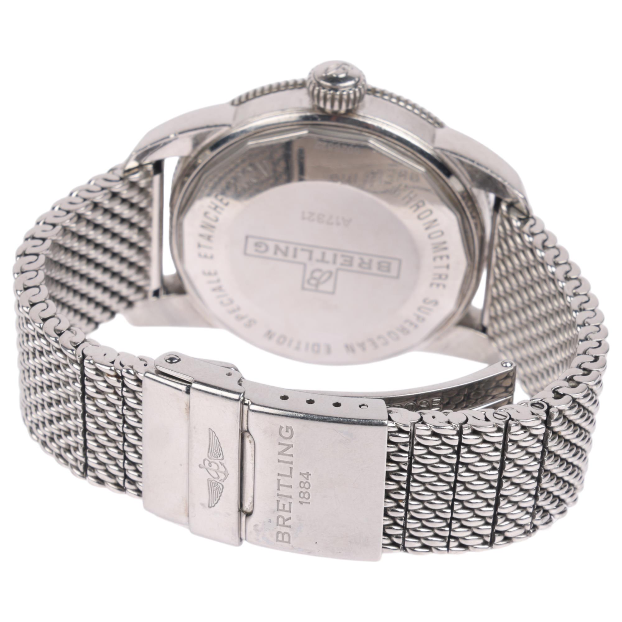 BREITLING - a stainless steel Superocean Heritage 42 automatic calendar bracelet watch, ref. A17321, - Image 3 of 5