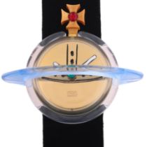 VIVIENNE WESTWOOD for POP SWATCH - a Vintage Orb pop art quartz wristwatch, ref. PWZ104, circa 1993,