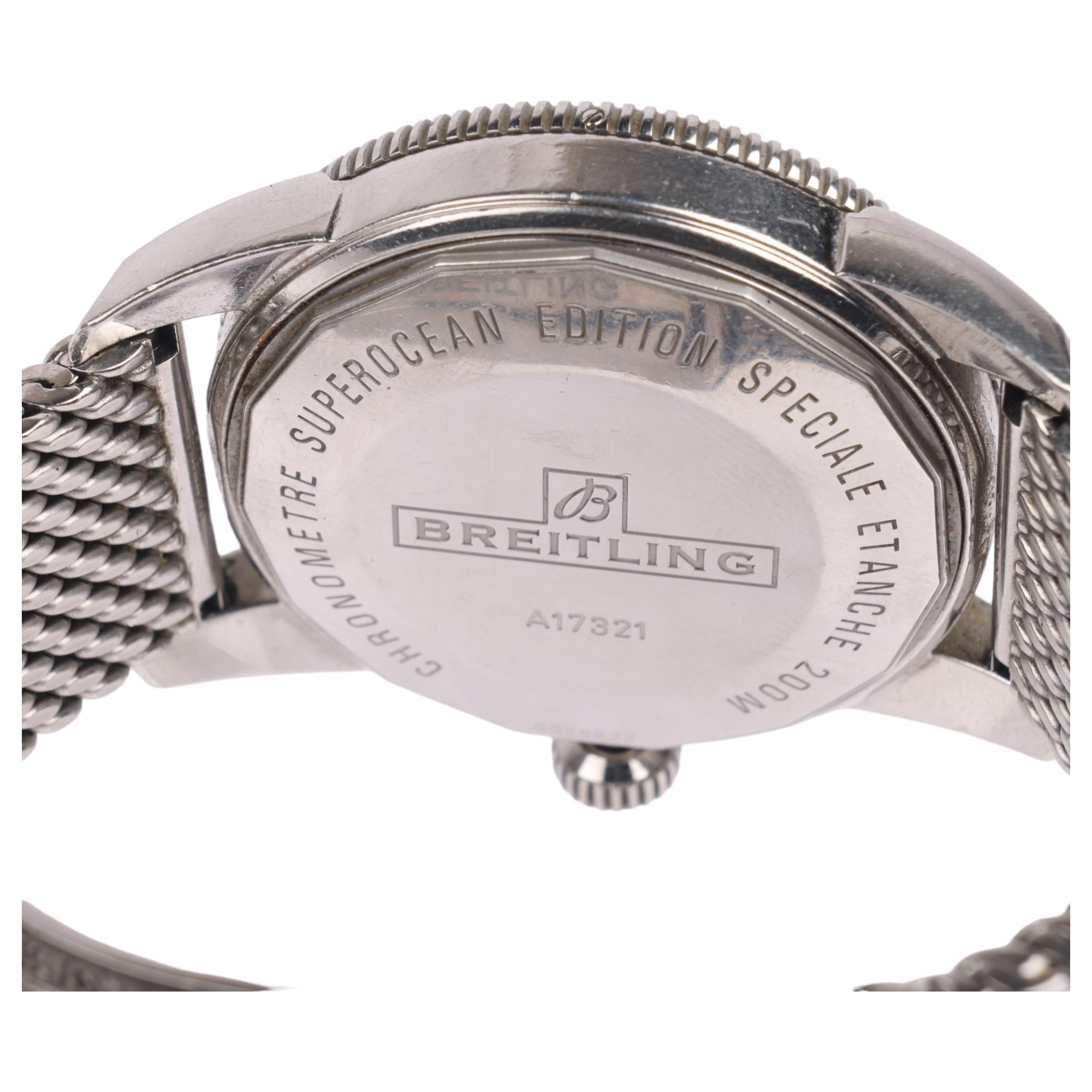 BREITLING - a stainless steel Superocean Heritage 42 automatic calendar bracelet watch, ref. A17321, - Image 4 of 5