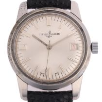 ULYSSE NARDIN - a Vintage stainless steel automatic calendar wristwatch, ref. 6086, circa 1950s,