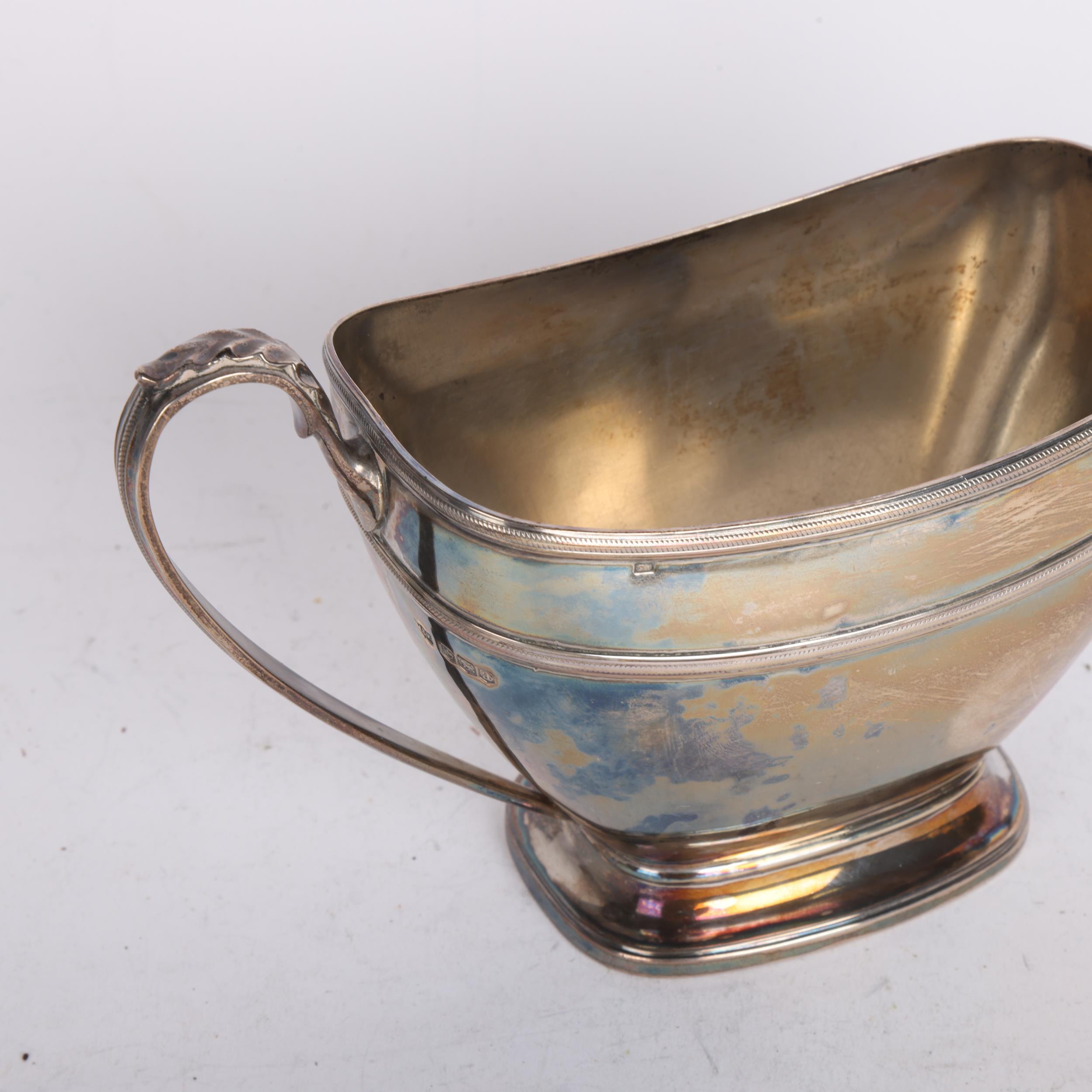 A George V silver 2-handled sugar bowl, Mappin & Webb, Sheffield 1918, width including handles 18. - Image 2 of 3