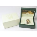 Rolex Oyster Perpetual Datejust gold and stainless steel wristwatch, reference number 16233,