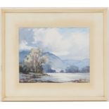 Robert Leslie Howey (1900-1981), Rydal Water, watercolour, signed, titled to a Hawkshead Gallery