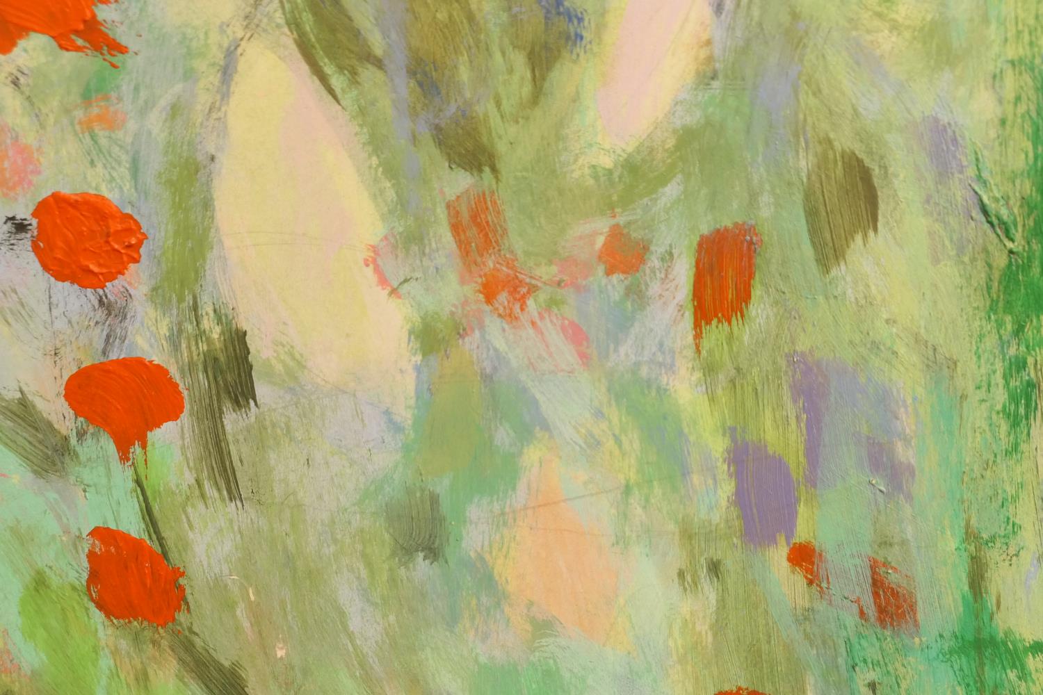 Jack Shore (1922-2008), Artist and companion walking in tropical gardens, oil on board, signed, - Image 3 of 6
