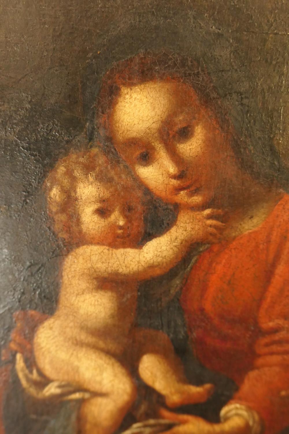 In the manner of Schiavoni, 19th Century, The Holy Family, oil on canvas, 53cm x 42cm (Please note - Image 3 of 11