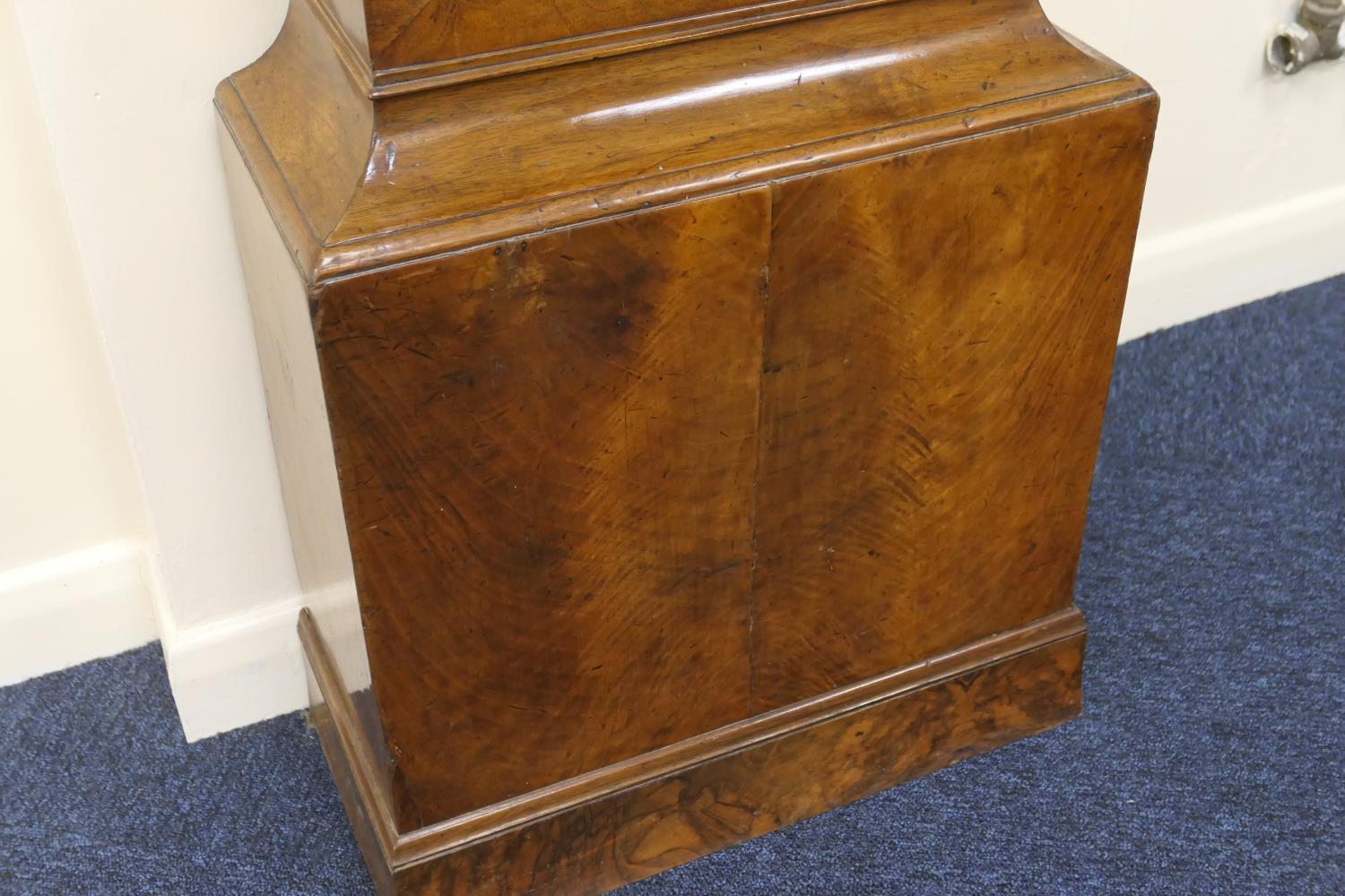 John Greaves, Newcastle, walnut eight day longcase clock, mid 18th Century, the hood with cavetto - Image 16 of 17