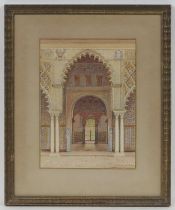 Catalogue amendment: Fernando Liger Hidalgo (Spanish, 1880-1945), The entrance to the Alhambra