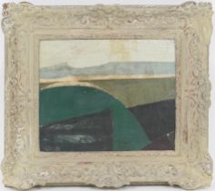 Geoffrey Key (b.1941), Winter Nab, oil on board, signed and dated 1964, titled verso, 25.5cm x 30.