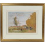 James W Milliken (1865-1945), The old stone bridge, watercolour, signed, 30cm x 39cm (Please note