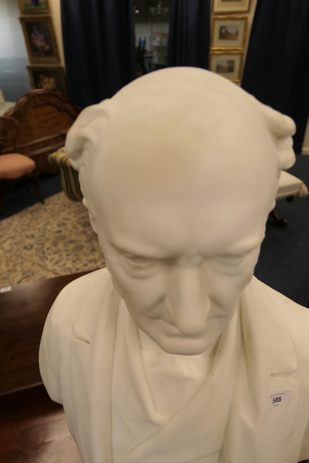 Matthew Noble (1817-76), Bust of William Renshaw Esq, marble, signed and dated London 1857, height - Image 3 of 12