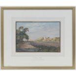 Noel Harry Leaver (1889-1951), A Berkshire village, watercolour, signed, inscribed to the mount,