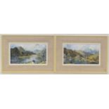 Charles Wyatt Warren (1908-93), Pair, Llyn Peris, Snowdon, and Moel Siabod from the river, signed